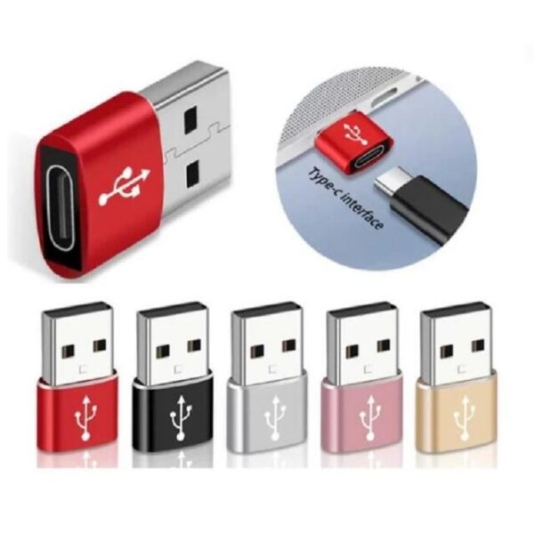 500pcs Usb Adapter Usb Otg Male To Type C Female Adapter Converter Type-c Cable Adapter For 5x6p Oneplus 3 2 Usb-c Data Adapter