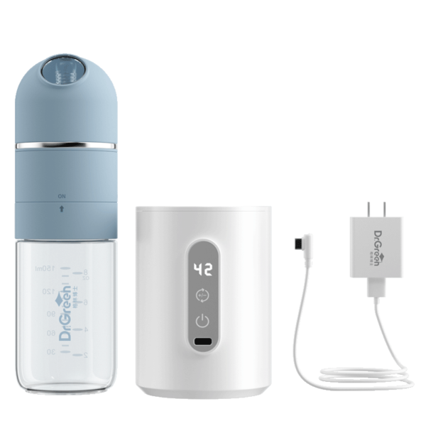 Newborn Baby Insulated Bottle Glass USB Constant Temperature Rapid Flushing Portable Charging Night Milk Heating Cute Water